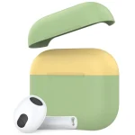 For AirPods 3 AhaStyle PT147-2 Dual-cap Split Silicone Protective Case
