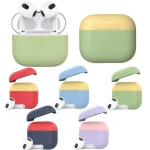 For AirPods 3 AhaStyle PT147-2 Dual-cap Split Silicone Protective Case - Image 2