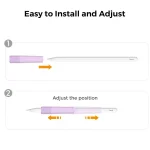 For Apple Pencil 3 / 2 / 1 AhaStyle PT185 3pcs /Set Silicone Pen Grip - Image 5
