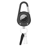 For AirTag Case With Carabiner Keychain Waterproof Dustproof Shockproof Protective Holder