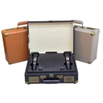 SDRD Wooden Box Karaoke Machine With Wireless Dual Mics All-In-One Speaker System Supports U Disk/TF Card - Image 2