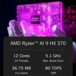 GPD WIN Max 2 2025 Handheld Gaming PC, 32GB+2TB, 10.1 inch Windows 10 Home AMD Ryzen AI 9 HX 370, US Plug, Ryzen AI9 32GB+2TB - Image 7