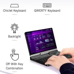 GPD Pocket 4 Handheld Gaming PC, 16GB+1TB, 8.8 inch Windows 11 Home AMD Ryzen 7 8840U, US Plug, Ryzen7 16GB+1TB - Image 5