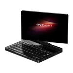 GPD Pocket 4 Handheld Gaming PC, 32GB+2TB, 8.8 inch Windows 11 Home AMD Ryzen AI 9 HX 370, EU Plug, Ryzen AI9 32GB+2TB