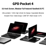GPD Pocket 4 Handheld Gaming PC, 32GB+2TB, 8.8 inch Windows 11 Home AMD Ryzen AI 9 HX 370, EU Plug, Ryzen AI9 32GB+2TB - Image 2