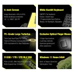 GPD WIN 4 2025 Handheld Gaming Laptop, 32GB+1TB, 6 inch Windows 11 Home AMD Ryzen 7 8840U, Ryzen 7 8840U 32GB+1TB - Image 6