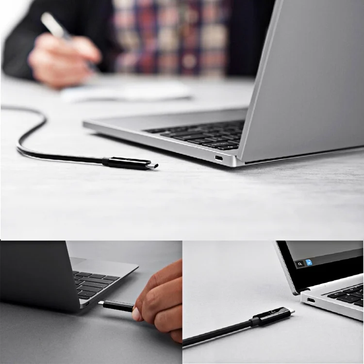 WMCS1683_3.webp 1m USB-C / Type-C Male to USB 3.1 Type-C Male Data & Charging Spring Coiled Cable - Image 4