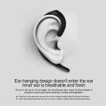 Ear-hanging Business Style Wireless Bluetooth Earphone Headset - Image 6