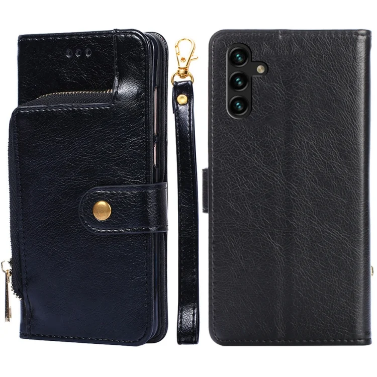 Zipper Bag PU + TPU Horizontal Flip Leather Case with Holder & Card Slot & Wallet & Lanyard, For Samsung Galaxy A13 5G, For Samsung Galaxy S22 5G, For Samsung Galaxy S22+ 5G...