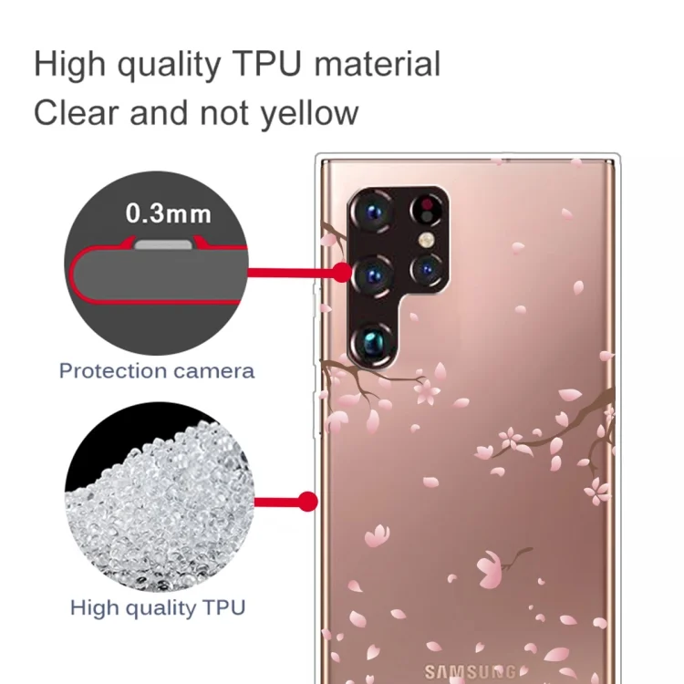 EDA002257801A_2.webp Painted Pattern High Transparent TPU Phone Case, For Samaung Galaxy S22 Ultra 5G, For Samsung Galaxy A13 5G - Image 3