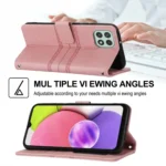 Embossed Striped Magnetic Buckle Horizontal Flip Phone Leather Case, For Samsung Galaxy A03 International Version, For Xiaomi Redmi Note 11, For Samsung Galaxy A03 EU Version - Image 7