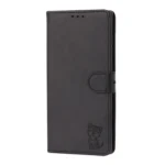 Embossed Happy Cat Pattern Leather Phone Case, For Samsung Galaxy S22 Ultra 5G, For Samsung Galaxy A13 5G, For Samsung Galaxy A33 5G - Image 2