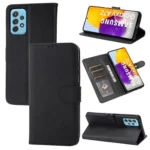 Embossed Happy Cat Pattern Leather Phone Case, For Samsung Galaxy A53