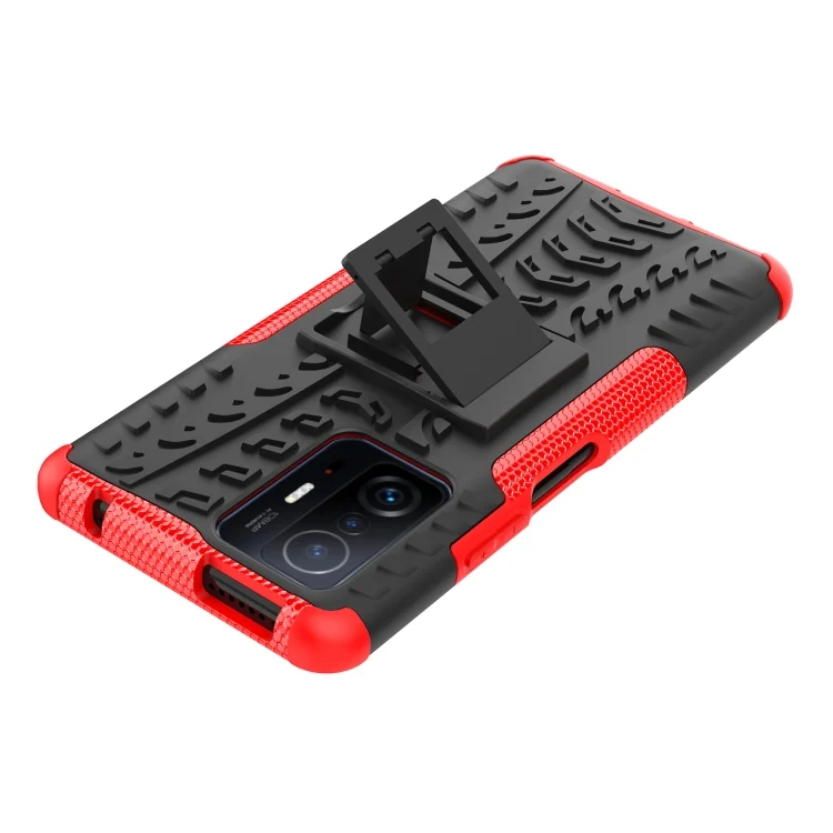 EDA002374503A_4.webp Tire Texture TPU + PC Phone Case with Holder, For Xiaomi Mi 11T, For Nokia G300 - Image 5