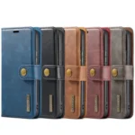 DG.MING Crazy Horse Texture Detachable Magnetic Leather Phone Case, For Samsung Galaxy S22 5G, For Samsung Galaxy S22+ 5G, For Samsung Galaxy S22 Ultra 5G, For Samsung Galaxy A13 5G - Image 2