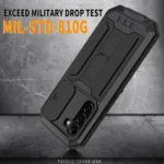 R-JUST Sliding Camera Metal + Silicone Holder Phone Case, For Samsung Galaxy S22 5G, For Samsung Galaxy S22+ 5G, For Samsung Galaxy S22 Ultra 5G - Image 6