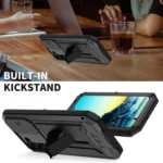 R-JUST Sliding Camera Metal + Silicone Holder Phone Case, For Samsung Galaxy S22 5G, For Samsung Galaxy S22+ 5G, For Samsung Galaxy S22 Ultra 5G - Image 7