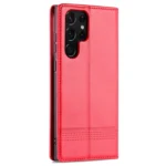 AZNS Magnetic Calf Texture Horizontal Flip Leather Phone Case, For Samsung Galaxy S22 Ultra 5G - Image 3