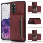 Three-fold Leather Phone Case with Card Slot & Wallet & Holder, For Samsung Galaxy S20+, For Samsung Galaxy S21, For Samsung Galaxy S21+, For Samsung Galaxy S21 Ultra