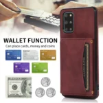 Three-fold Leather Phone Case with Card Slot & Wallet & Holder, For Samsung Galaxy S20+, For Samsung Galaxy S21, For Samsung Galaxy S21+, For Samsung Galaxy S21 Ultra - Image 2