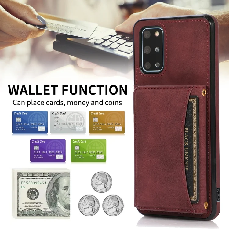 EDA002524905A_1.webp Three-fold Leather Phone Case with Card Slot & Wallet & Holder, For Samsung Galaxy S20+, For Samsung Galaxy S21, For Samsung Galaxy S21+, For Samsung Galaxy S21 Ultra - Image 2