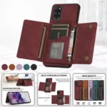 Three-fold Leather Phone Case with Card Slot & Wallet & Holder, For Samsung Galaxy S20+, For Samsung Galaxy S21, For Samsung Galaxy S21+, For Samsung Galaxy S21 Ultra - Image 3