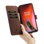 DG.MING Retro Oil Side Horizontal Flip Leather Case with Holder & Card Slots & Wallet, For OnePlus Nord 2, For Google Pixel 6, For Google Pixel 6 Pro - Image 6