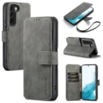 DG.MING Retro Oil Side Horizontal Flip Leather Case with Holder & Card Slots & Wallet, For Samsung Galaxy S22, For Samsung Galaxy S22 Ultra, For Samsung Galaxy S22+