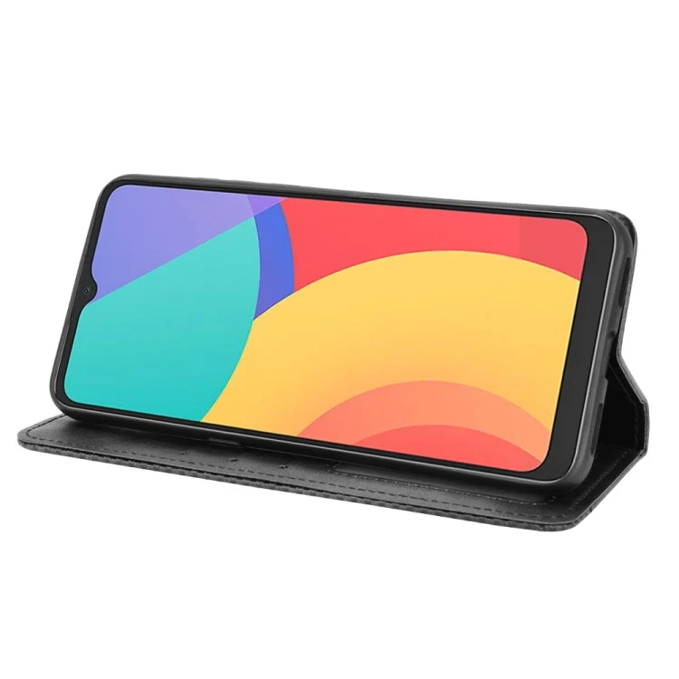 EDA002538606A_5.webp Magnetic Buckle Retro Texture Leather Phone Case, For TCL 20Y, For TCL 205, For vivo Y3s 2021, For vivo S10e / V23e 4G / 5G, For vivo Y15s 2021 / Y15a - Image 6