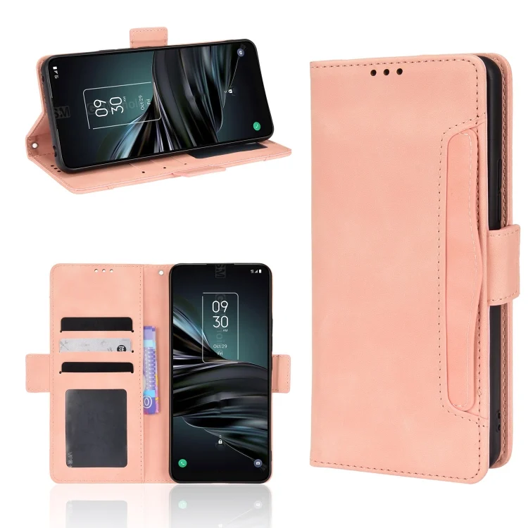 EDA002543209A.webp Skin Feel Calf Pattern Leather Phone Case, For TCL 20 XE, For TCL 20Y / Alcatel 1S 2021, For TCL 205, For vivo Y3s 2021 - Image 1