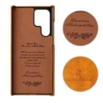 Fierre Shann Retro Oil Wax Texture PU Leather Phone Case with Card Slots, For Samsung Galaxy S22 Ultra 5G, For Samsung Galaxy S22+ 5G, For Samsung Galaxy S22 5G - Image 7