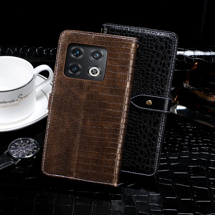EDA002596801F_2.webp idewei Crocodile Texture Horizontal Flip Phone Leather Phone Case, For OnePlus 10 Pro, For OPPO A36, For OPPO Reno6 Lite, For OPPO Realme 9i, For Xiaomi Redmi Note 11 International Version... - Image 3