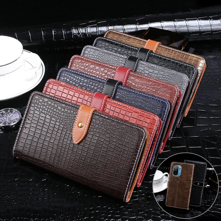 EDA002596811F_6.webp idewei Crocodile Texture Horizontal Flip Phone Leather Phone Case, For Ulefone Note 13P, For vivo Y10, For Honor 60 SE - Image 7