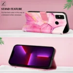 PT003 Marble Pattern Flip Leather Phone Case, For Tecno Spark Go 2021, For Motorola Moto G22, For Tecno Spark Go 2022 / Spark 8C, For Google Pixel 7 Pro 5G - Image 3