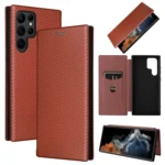 Carbon Fiber Texture Magnetic Horizontal Flip Leather Phone Case, For Samsung Galaxy S22 Ultra 5G, For OnePlus Nord CE 2 5G, For Xiaomi Poco X4 Pro 5G, For Motorola Moto G22