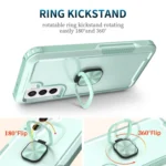 3 in 1 Ring Holder PC + TPU Phone Case, For Samsung Galaxy S21 5G, For Samsung Galaxy S21+ 5G, For Samsung Galaxy S21 FE 5G - Image 2
