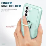 3 in 1 Ring Holder PC + TPU Phone Case, For Samsung Galaxy S21 5G, For Samsung Galaxy S21+ 5G, For Samsung Galaxy S21 FE 5G - Image 4
