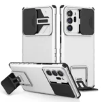 Stereoscopic Holder Sliding Camshield Phone Case, For Samsung Galaxy Note20 Ultra, For Samsung Galaxy S21 FE 5G