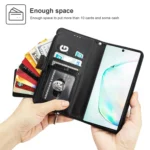 Microfiber Zipper Horizontal Flip Leather Case, For Samsung Galaxy Note10+, For Samsung Galaxy S10, For Samsung Galaxy S10e, For Samsung Galaxy S10+ - Image 5