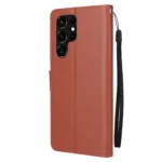 3 Card Slots Multifunctional Leather Phone Case, For Samsung Galaxy S22 Ultra 5G, For Samsung Galaxy S22+ 5G - Image 4