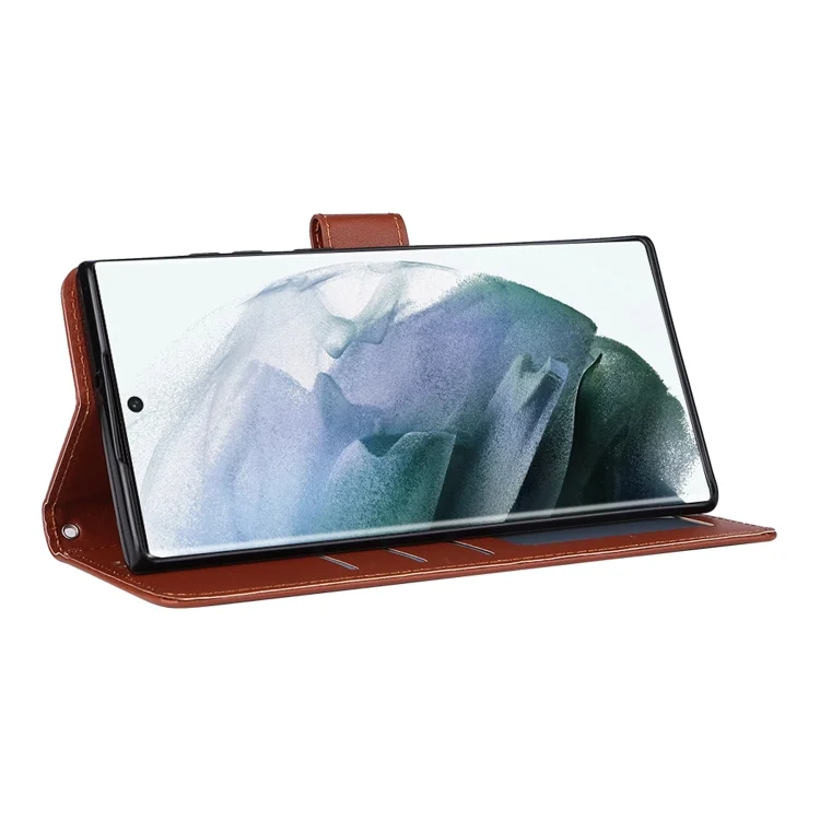 EDA002939603A_5.webp 3 Card Slots Multifunctional Leather Phone Case, For Samsung Galaxy S22 Ultra 5G, For Samsung Galaxy S22+ 5G - Image 7