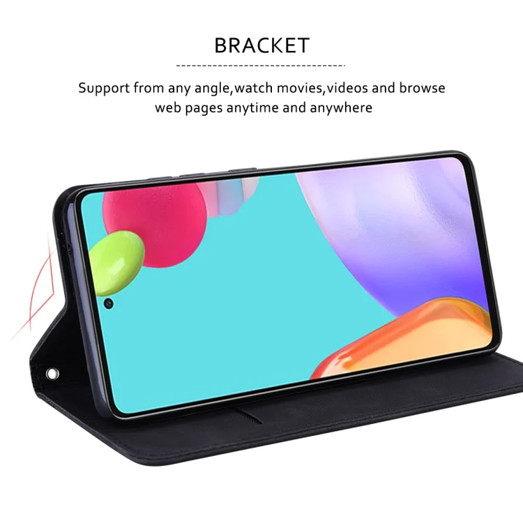 EDA002942701A_5.webp Frosted Business Magnetic Flip Leather Phone Case, For Xiaomi Redmi 10C, For Huawei nova 8i, For Huawei nova 9, For Honor X8 / X30i - Image 6