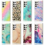 Electroplating Shell Texture Phone Case, For Samsung Galaxy S22 Ultra 5G - Image 2