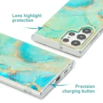 Electroplating Shell Texture Phone Case, For Samsung Galaxy S22 Ultra 5G - Image 3