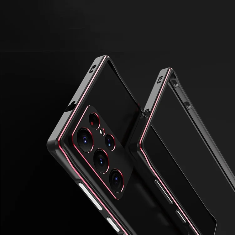 EDA003130101_B3.webp Aurora Series Lens Protector + Metal Frame Protective Phone Case, For Samsung Galaxy S22 Ultra - Image 4