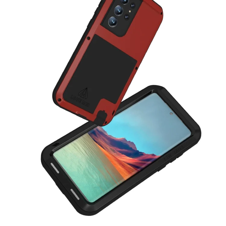 EDA003134401A_2.webp LOVE MEI Metal Shockproof Waterproof Dustproof Protective Phone Case, For Samsung Galaxy S22 Ultra 5G - Image 3