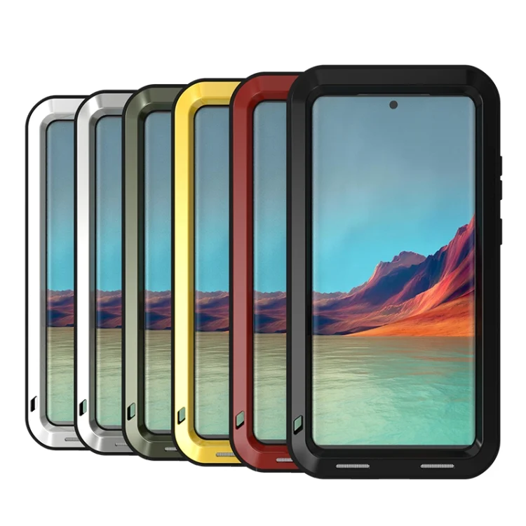 EDA003134401A_5.webp LOVE MEI Metal Shockproof Waterproof Dustproof Protective Phone Case, For Samsung Galaxy S22 Ultra 5G - Image 6