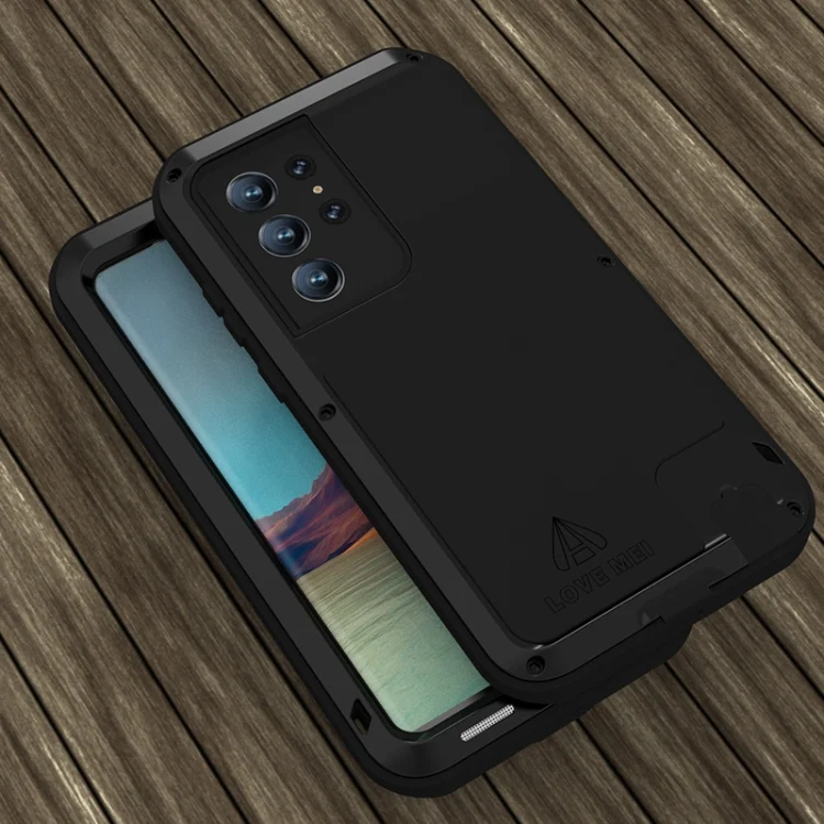 EDA003134401A_6.webp LOVE MEI Metal Shockproof Waterproof Dustproof Protective Phone Case, For Samsung Galaxy S22 Ultra 5G - Image 7