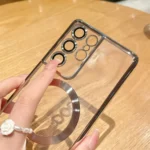 TPU Electroplated Magsafe Magnetic Phone Case, For Samsung Galaxy S22 Ultra 5G - Image 4