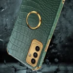 6D Electroplating Crocodile Texture Phone Case With Holder, For Samsung Galaxy A13 5G, For Samsung Galaxy A23 5G, For Samsung Galaxy A53, For Samsung Galaxy M52 5G - Image 5